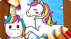 Unicorn Coloring Book