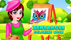 Zentangle Coloring Book